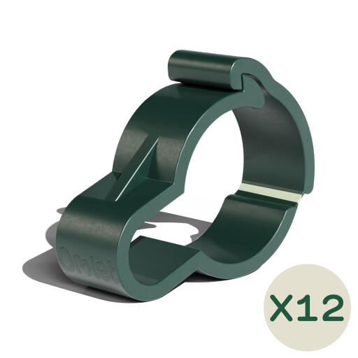 12 buisklemmen (11 mm) voor wasbeerbestendige run