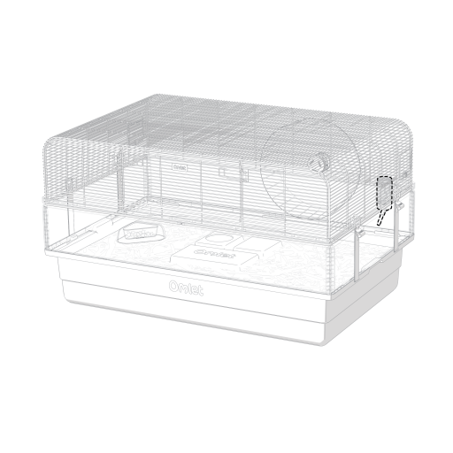 Waterfles voor hamsters en gerbils 80ml (810.0301)