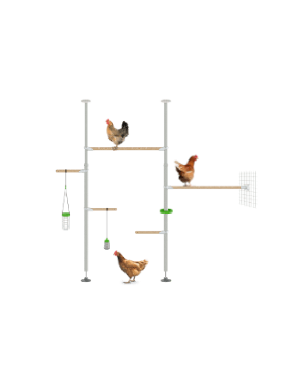 PoleTree zitstok - De Hensemble Kit - 1,70 - 2,15m