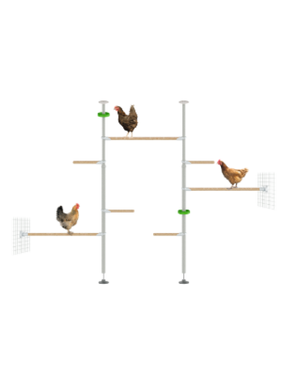 PoleTree zitstok - De Ultimegg Kit - 1,70 - 2,15 m