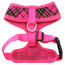 Urban pup roze ruitjes halsband & riem set
