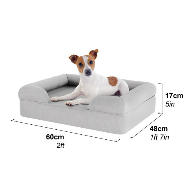Omlet bolster hondenbed klein
