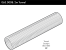 Een schema van een rechte tunnel van 2 m Een schema van een rechte tunnel van 2 m