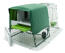 Eglu Cube extreme temperatuur jas van achteren open Eglu Cube extreme temperatuur jas van achteren open