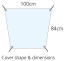 Eglu Go hok 1m doorzichtig afdek diagram