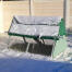 Het Omlet houten kippenhok in de Snow.