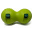 De achterkant van de Omlet green grub feeder voor kippen De achterkant van de Omlet green grub feeder voor kippen