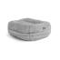 Zacht Maya donut kattenbed grijs