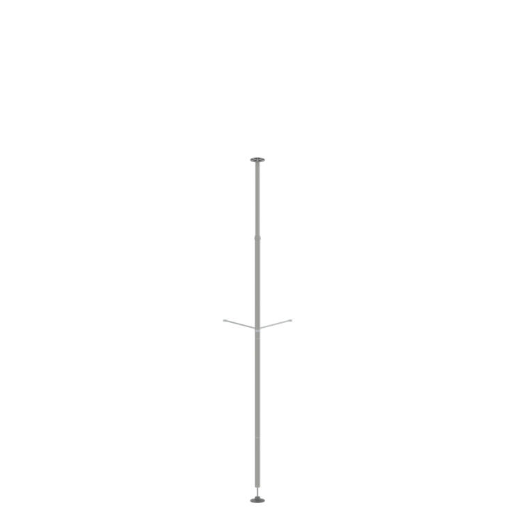 Freestyle klimboom voor katten - Verticale paalset - 2,60 m tot 3,05 m