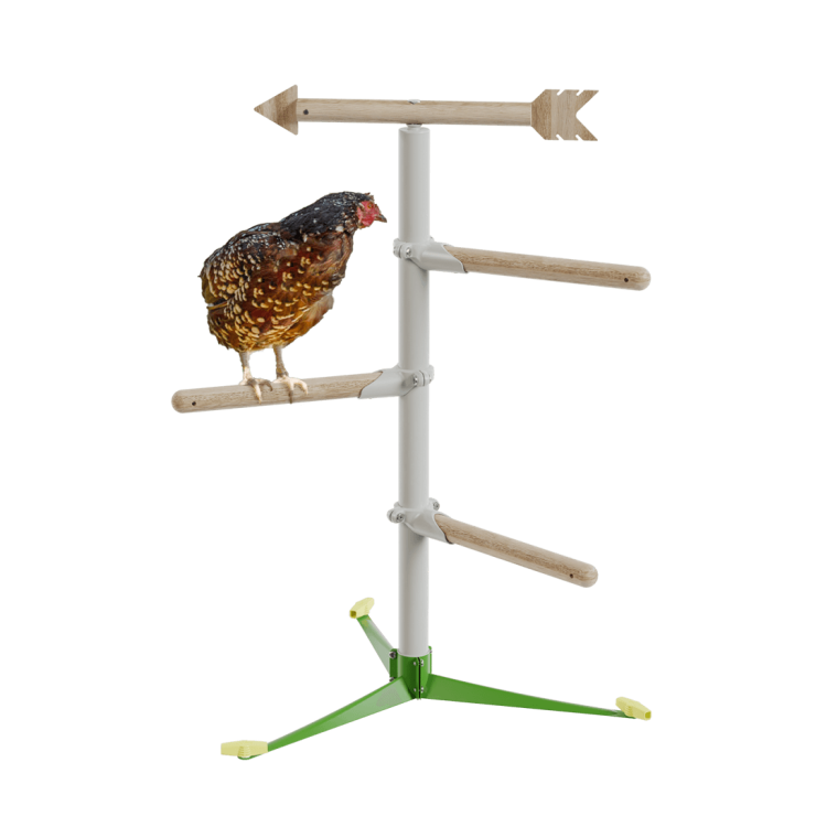 Vrijstaande zitstok voor kippen - Poultry Playground Kit