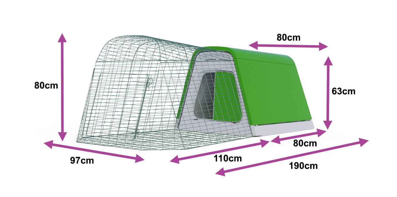 eglu go guinea pig hutch dimensions