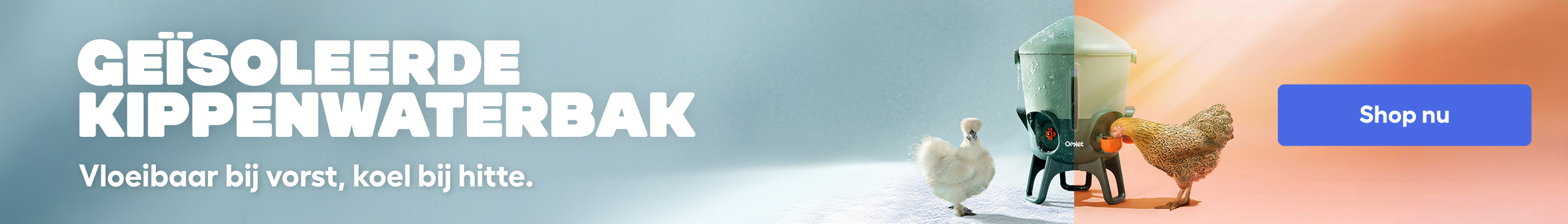 insulated chicken drinker