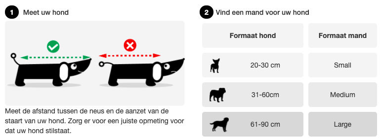 Dog bed size guide