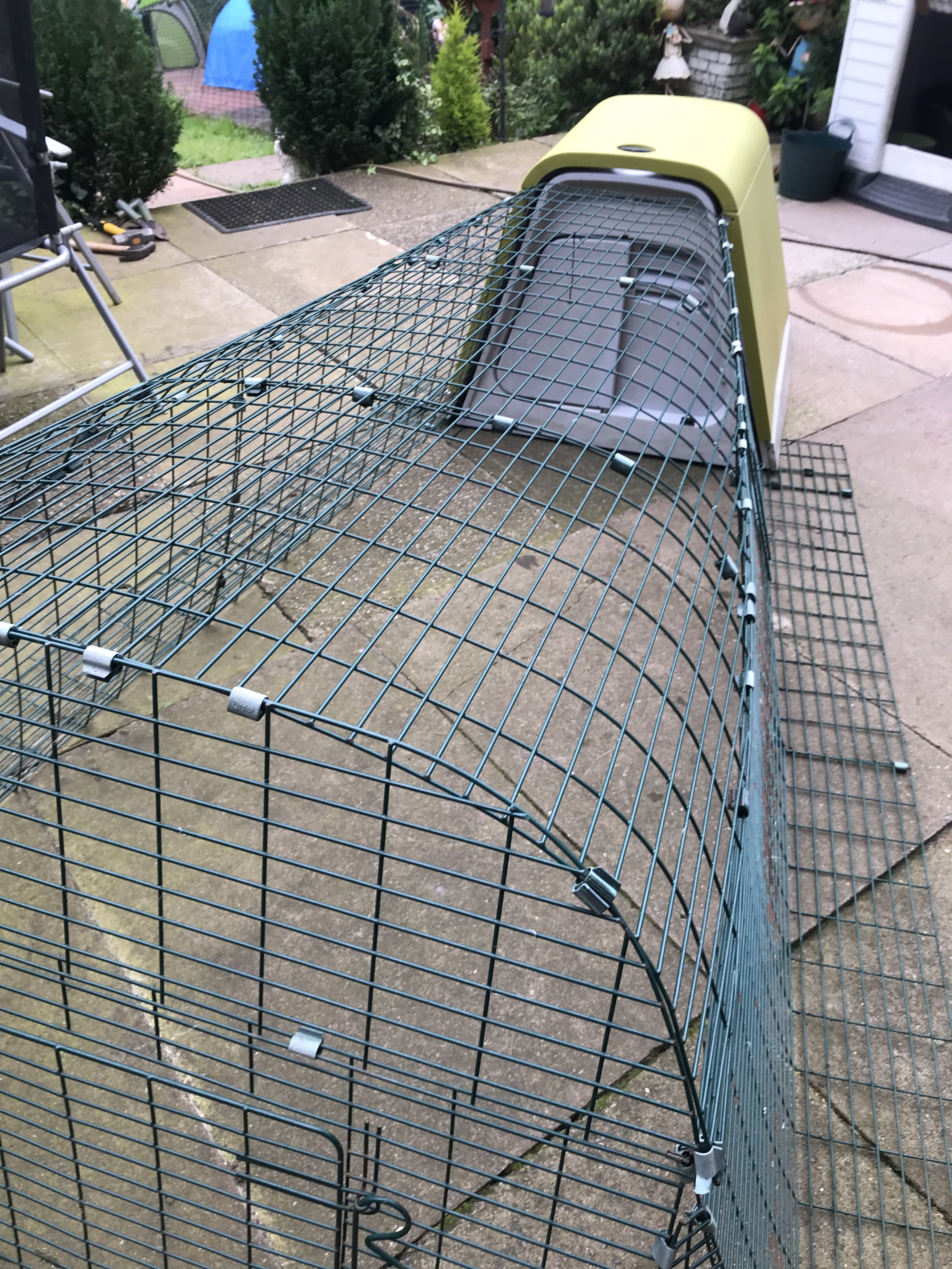 Eglu Go Kippenhok Met 2 Meter Ren Groen