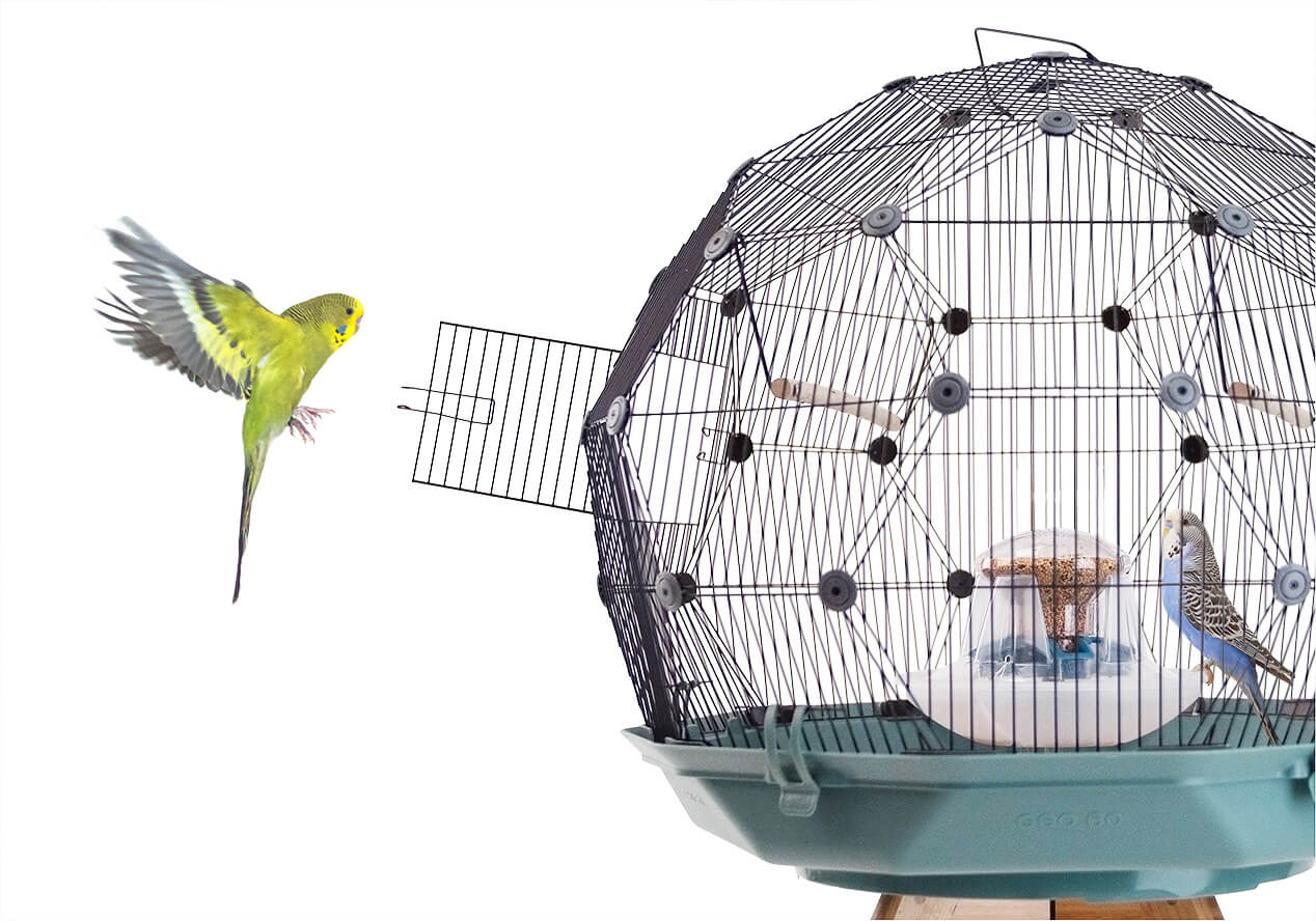Geo Bird Cage for Budgies 